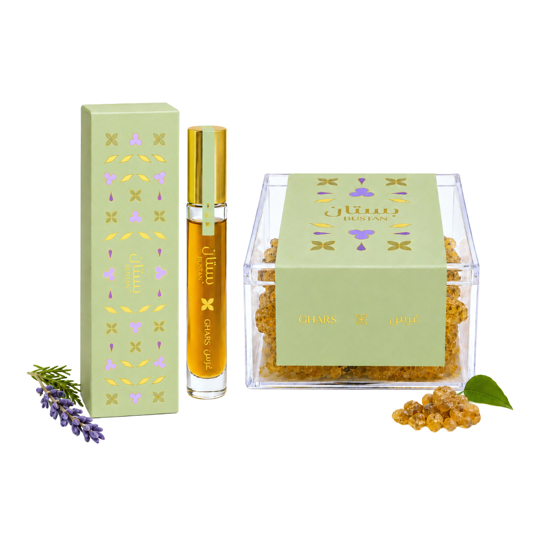 Bustan Discovery Bundle by Ghars | Natural Perfume & Scented Omani Hojari Frankincense